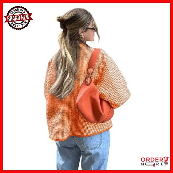 Women's Quilted Puffer Jacket Lightweight Packable Fall Winter Coat S-2XL - Picture 3 of 4